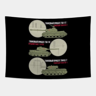 USSR tanks and their sights Tapestry