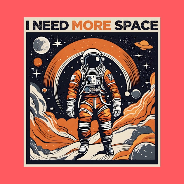 i need more space (interstellar astronaut) by hayr pictures