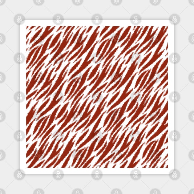 Animal Skin with African Color Style Magnet by Tilila