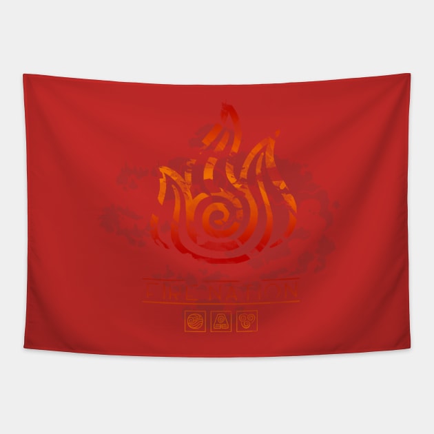 Fire Nation Tapestry by Zonsa