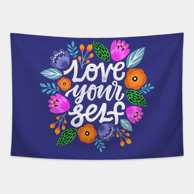 Love Yourself Tapestry by machmigo