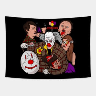 Stitches the clown funny horror Tapestry