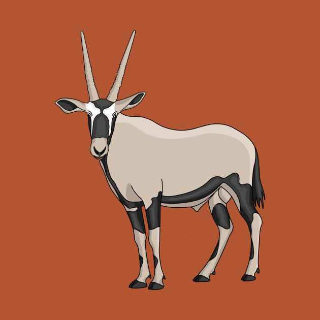 Oryx cartoon illustration by Cartoons of fun