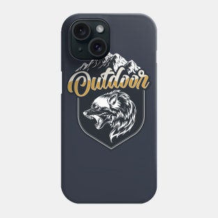 outdoor wolf Phone Case