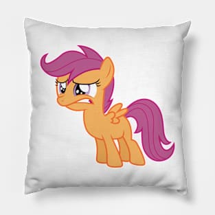 Scootaloo watching Apple Bloom 1 Pillow