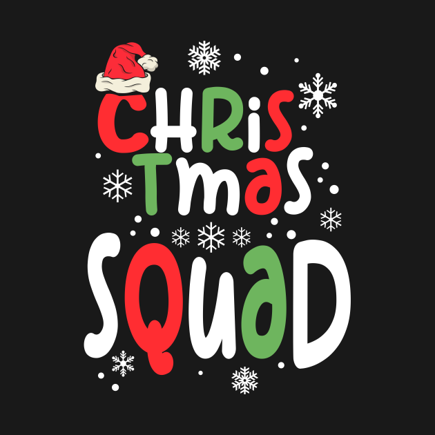 Discover Christmas Squad Funny Xmas Family Matching - Christmas Squad - T-Shirt