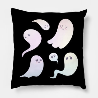 Creepy Cute Pastel Yume Kawaii Emotional Ghosts Pillow