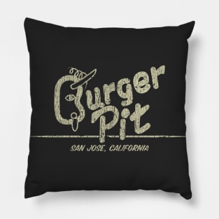 The Burger Pit 1956 Pillow