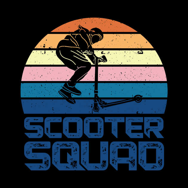 Scooter Team Squad Stunt Vintage by QQdesigns