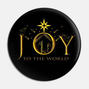 Joy to the world Pin