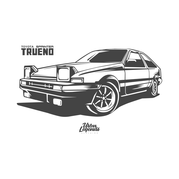 Toyota Trueno AE86 (Hachiroku) by Carlito