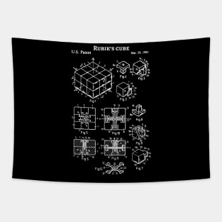 Rubik's cube patent Tapestry