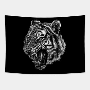 Fierce tiger Tapestry