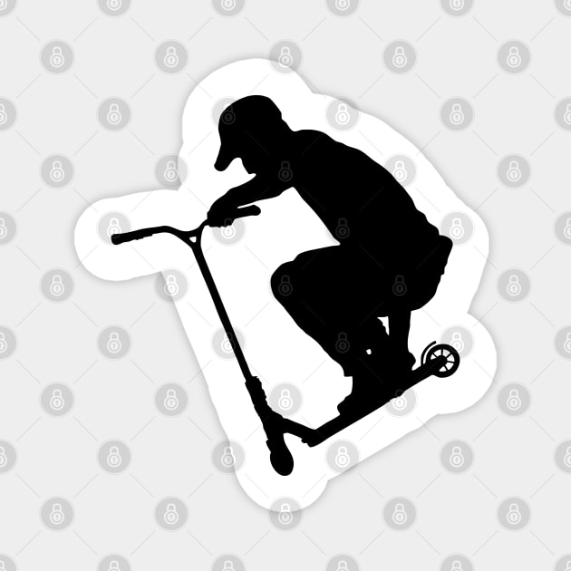 Stunt scooter: DECK GRAB Magnet by stuntscooter