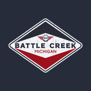 Battle Creek Michigan Badge T-Shirt