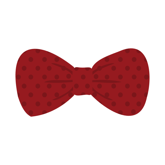 Red polkadot tie by Kristalclick 