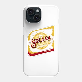 Solana Beer Label Phone Case