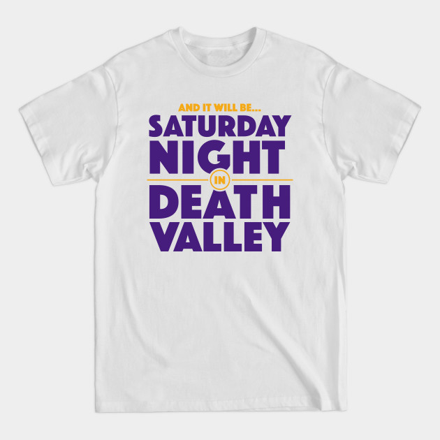 Disover Saturday Night in Death Valley | Louisiana Football Gameday - Saturday Night - T-Shirt