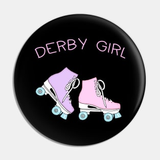 Derby Girl Pin