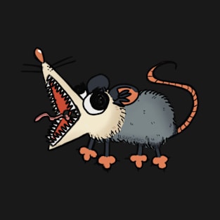 Yelling Possum Opossum V06 T-Shirt