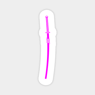 katana (pink) Magnet