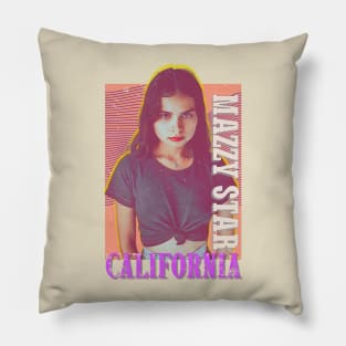 Mazzy Star Vintage 1988 //  California Original Fan Design Artwork Pillow