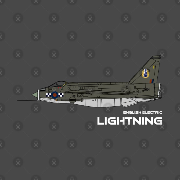 English Electric Lightning (19 Sqd RAF) by BearCaveDesigns