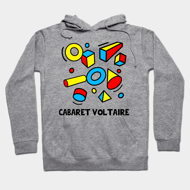 Cabaret Voltaire 80s Styled Poster Design Cabaret Voltaire Sudadera Con Gorro Teepublic Mx