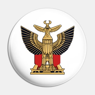 background, Eagle flag of Egypt, Cultural Fusion & Symbolic Power Pin