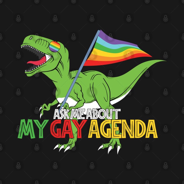 The Gay Agenda Dino by TomCage