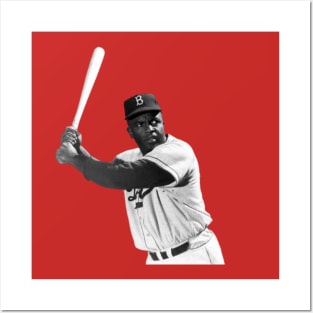  Jackie Robinson in Baseball Uniform 8x10 Silver Halide Photo  Print: Posters & Prints