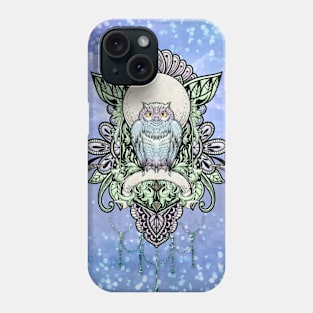 Cute decorative owl Phone Case