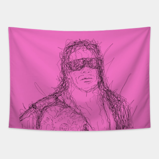 BRET HITMAN HART Tapestry by PNKid