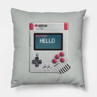 Pixel art : Vintage Gaming Journey Pillow