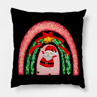 Rainbow Christmas Pillow