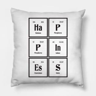 Happiness | Periodic Table Pillow