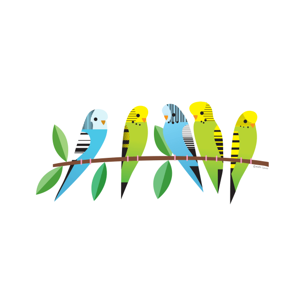 Budgies by Gareth Lucas