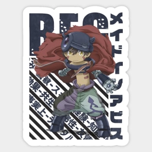 Riko Made in Abyss Season 3 Black and White Anime Characters Censored Eyes  Style D9 MIN13 Sticker for Sale by Animangapoi