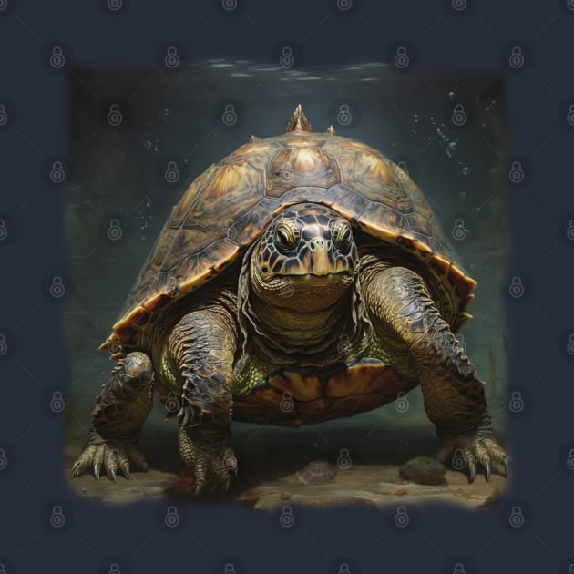 Turtle in Water by JacCal Brothers