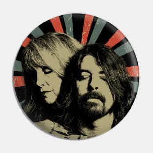 Stevie Nicks || Vintage Art Design || Dave Grohl Pin