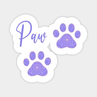 Mandala Paw Prints Magnet