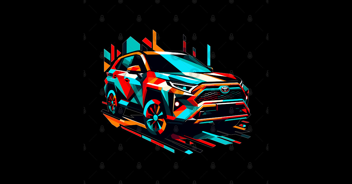 Toyota RAV4 - Toyota Rav4 - Sticker | TeePublic