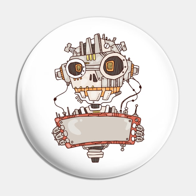 Robo Billboard Pin by viSionDesign