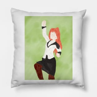 Skipping School Girl Pillow