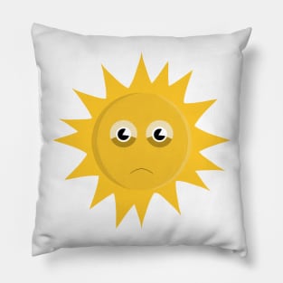 Saddened Sun Pillow