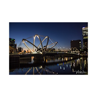 The Seafarers Bridge, South Wharf,  Melbourne, Victoria, Australia. T-Shirt