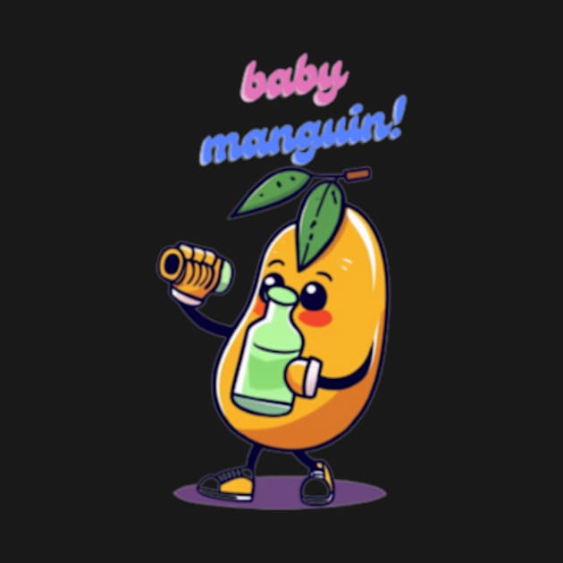 baby manguin, baby bottle, tender sticker by Albertv25