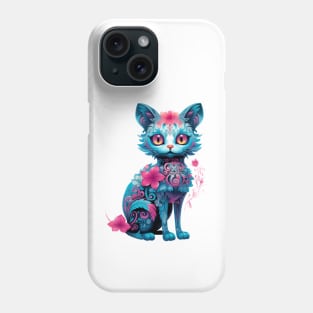 A cat and her blossoms Phone Case