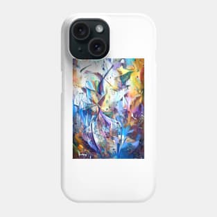 Abstract Flowers Phone Case