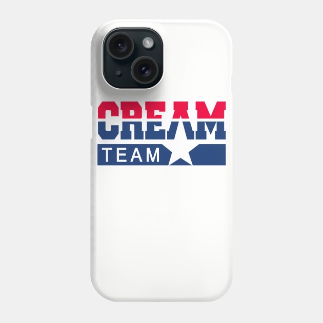 Cream Team Phone Case by nickbuccelli